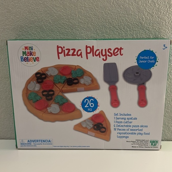 Mini Make Believe Pizza Playset Toy for Girl's or Boy's Gift New in Box! - Picture 4 of 5